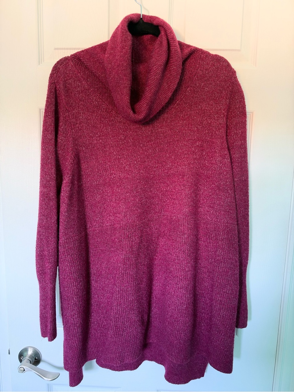 Penningtons Raspberry Cowl Neck Sweater